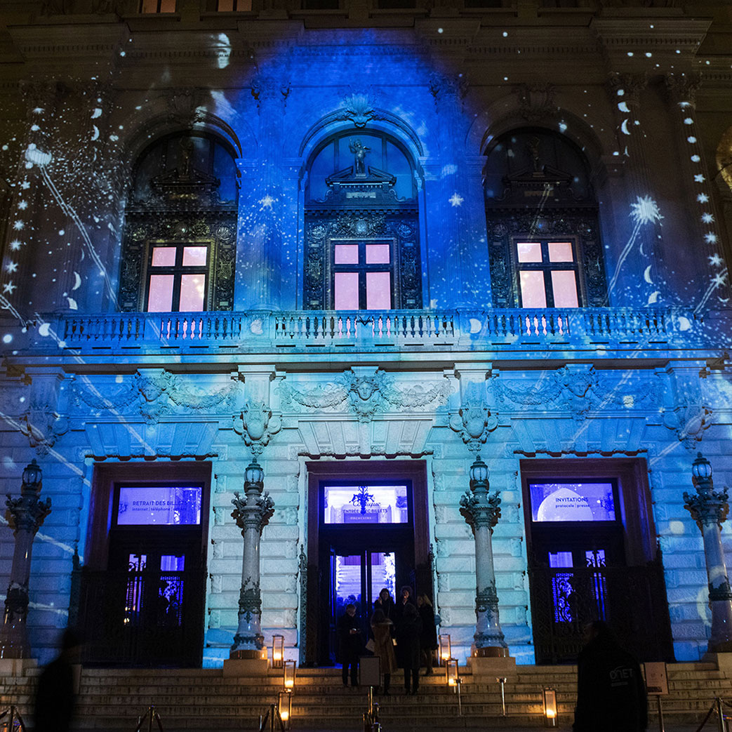 Soirée de Gala 2023 | Mapping vidéo Le Voyage dans la Lune © Didier Plowy