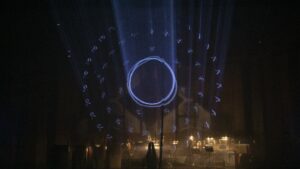 Nahasdzáán in the Glittering World - Mapping vidéo par Marc de Blanchard
